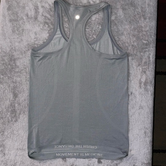 Lululemon Swiftly Tech Racerback 2.0 Tank Top Gray Slate / Silver Women’s Size 6 - Picture 1 of 5